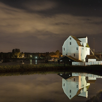 Buy canvas prints of  Woodbridge Tidemill Reflections by Nick Rowland