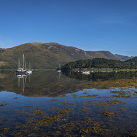 Buy canvas prints of  Loch Leven Reflections by Nick Rowland