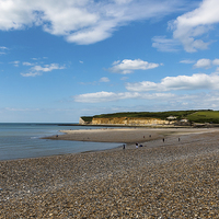 Buy canvas prints of  Cuckmere Haven on a Summers Day by Nick Rowland
