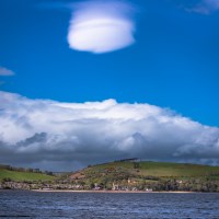 Buy canvas prints of Lenticular Cloud over the Black Isle Moray Firth by Nick Rowland