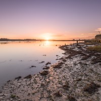 Buy canvas prints of Sunrise at Kyson Point by Nick Rowland