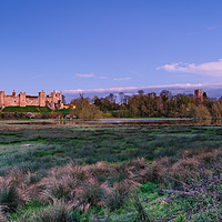 Buy canvas prints of Framlingham Castle and Mere  by Nick Rowland