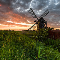 Buy canvas prints of Herringfleet at Sunset by Nick Rowland