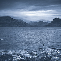 Buy canvas prints of Black Cuillins from Elgol Beach by Nick Rowland
