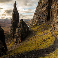 Buy canvas prints of The Needle of the Quiraing by Stuart McGeown