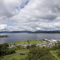 Buy canvas prints of View Of Greenock Inverclyde , Scotland 2015  by Paul Tipping