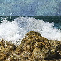 Buy canvas prints of  Breaking Waves by Mark Lovelock