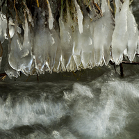 Buy canvas prints of Icicles formations by S Fierros