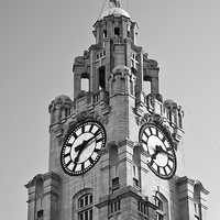 Buy canvas prints of Liverpool Liver Building by John Hickey-Fry