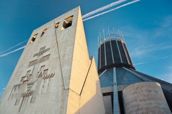 LIVERPOOL CATHOLIC CATHEDRAL Picture Board by John Hickey-Fry