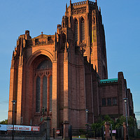 Buy canvas prints of LIVERPOOL ANGLICAN CATHEDRAL by John Hickey-Fry