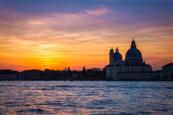 VENICE SUNSET Picture Board by John Hickey-Fry