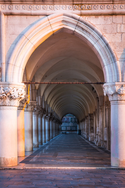 VENICE COLONNADE Picture Board by John Hickey-Fry