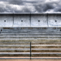 Buy canvas prints of Seafront Steps by Alice Gosling