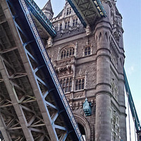 Buy canvas prints of Tower Bridge Opening by Alice Gosling