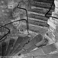 Buy canvas prints of Dover Castle Steps by Alice Gosling