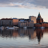 Buy canvas prints of Helsinki Skyline by Johannes Valkama
