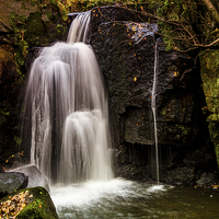 Buy canvas prints of  Lumsdale Falls by craig baggaley