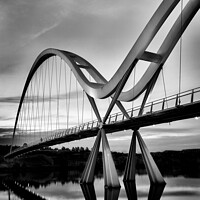 Buy canvas prints of Infinity Bridge - Stockton-on-Tees by Paul Praeger
