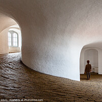 Buy canvas prints of Inside the spiral of the 'Round Tower' in Copenhagen by Paul Praeger