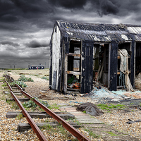 Buy canvas prints of  Dungeness fisherman's hut by Paul Praeger