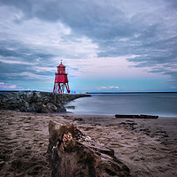 Buy canvas prints of Littlehaven and the Groyne by andrew blakey