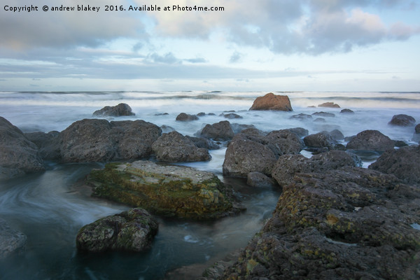 Graham Sands, Incoming tide Picture Board by andrew blakey