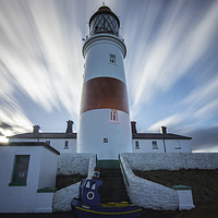 Buy canvas prints of Clouds over Souter Lighthouse by andrew blakey