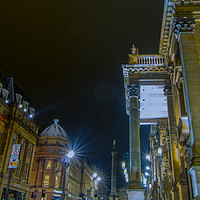 Buy canvas prints of Market Street, Newcastle by andrew blakey
