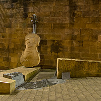 Buy canvas prints of Fiddle on Bottle Bank by andrew blakey