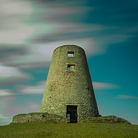 Buy canvas prints of The Mystique of Cleadon Mill by andrew blakey
