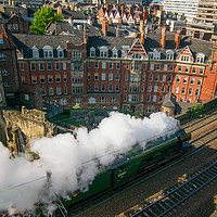 Buy canvas prints of The Mighty Flying Scotsman by andrew blakey