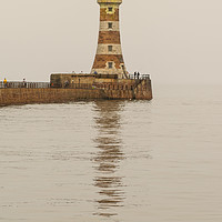 Buy canvas prints of Roker Lighthouse by andrew blakey