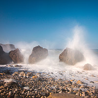 Buy canvas prints of Crashing Waves by andrew blakey