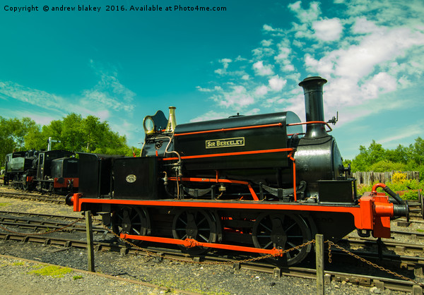 Sir Berkeley 0-6-0 Saddletank Locomotive Picture Board by andrew blakey