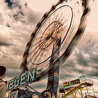 Buy canvas prints of The Hypnotic Hoppings by andrew blakey