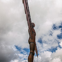 Buy canvas prints of Shining Angel of the North by andrew blakey