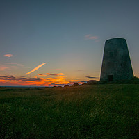 Buy canvas prints of Cleadon Sunset by andrew blakey