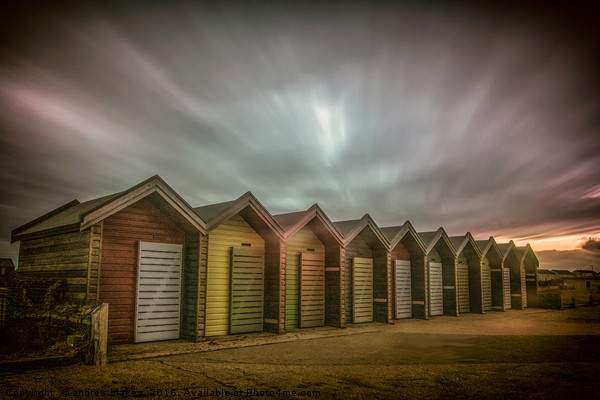 Blyth Beach Huts  Picture Board by andrew blakey