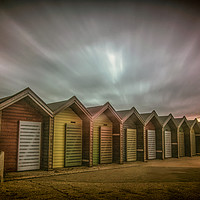 Buy canvas prints of Blyth Beach Huts  by andrew blakey