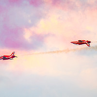 Buy canvas prints of Red Arrows: The Masters of Precision by andrew blakey