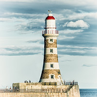 Buy canvas prints of A postcard from Roker by andrew blakey