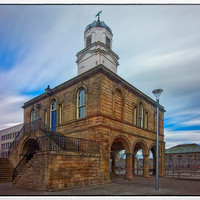 Buy canvas prints of Old Town Hall, South Shields by andrew blakey