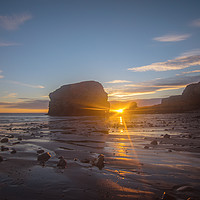 Buy canvas prints of The Sun Emerges at Marsden by andrew blakey