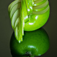 Buy canvas prints of Sculptural Apple by andrew blakey