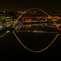 Buy canvas prints of Quayside after dark by andrew blakey