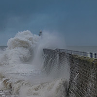 Buy canvas prints of The Majestic Power of the North Sea by andrew blakey