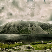 Buy canvas prints of Majestic Landscape of Illgill Head and Wast Water by andrew blakey