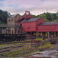 Buy canvas prints of The Haunting History of Beamish Colliery by andrew blakey