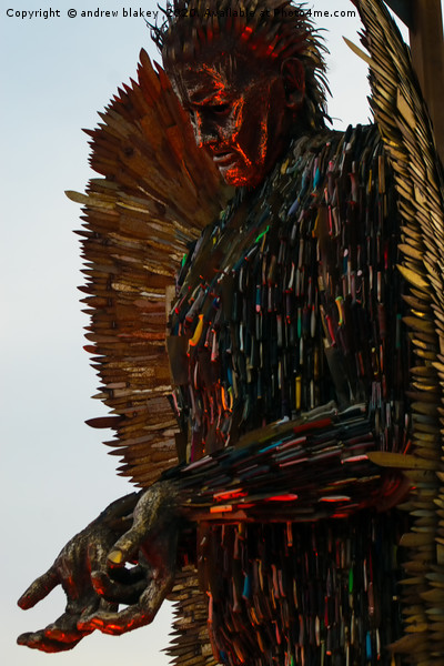 The Knife Angel: A Monument Against Violence Picture Board by andrew blakey